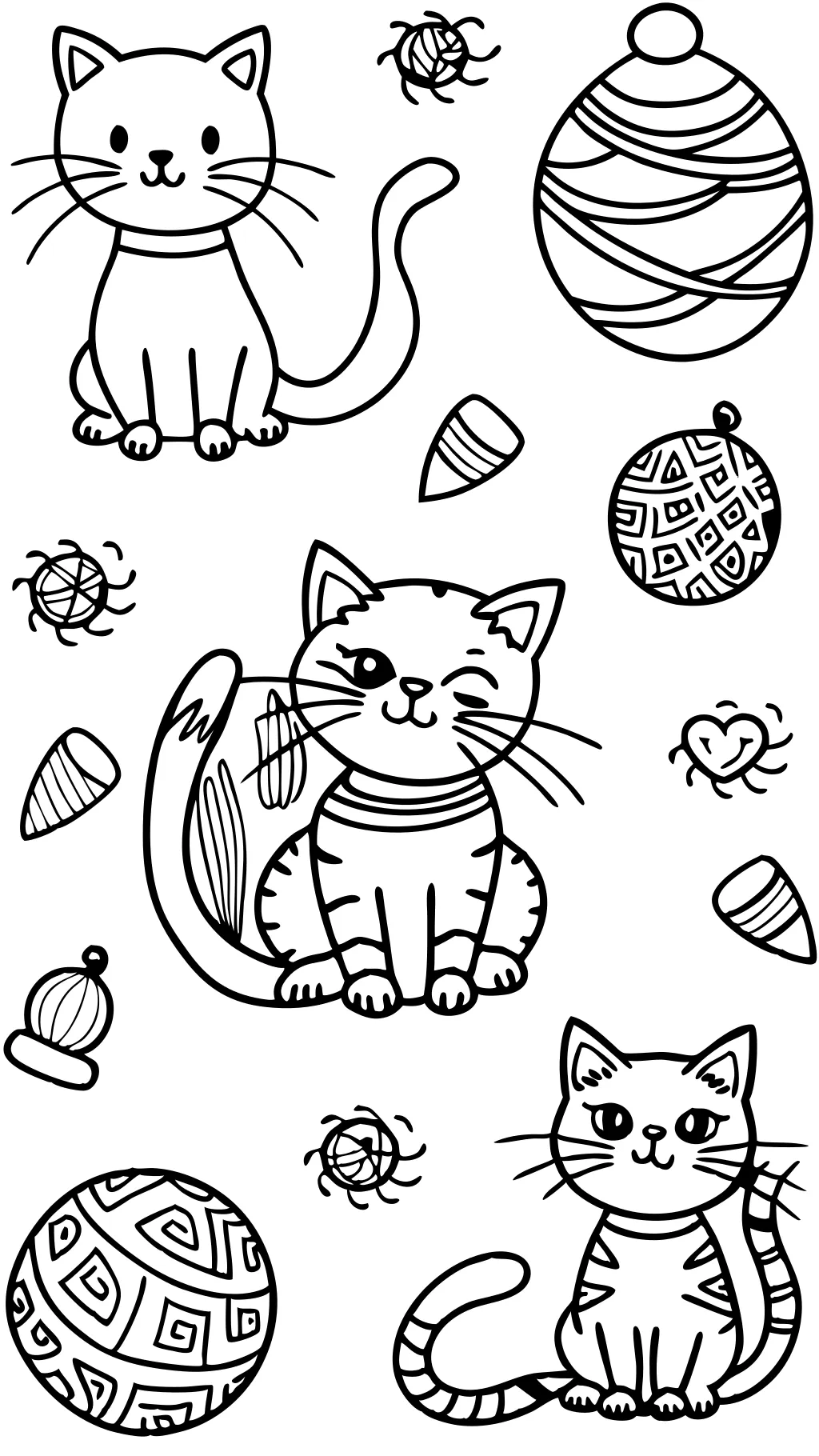 coloriage de chats